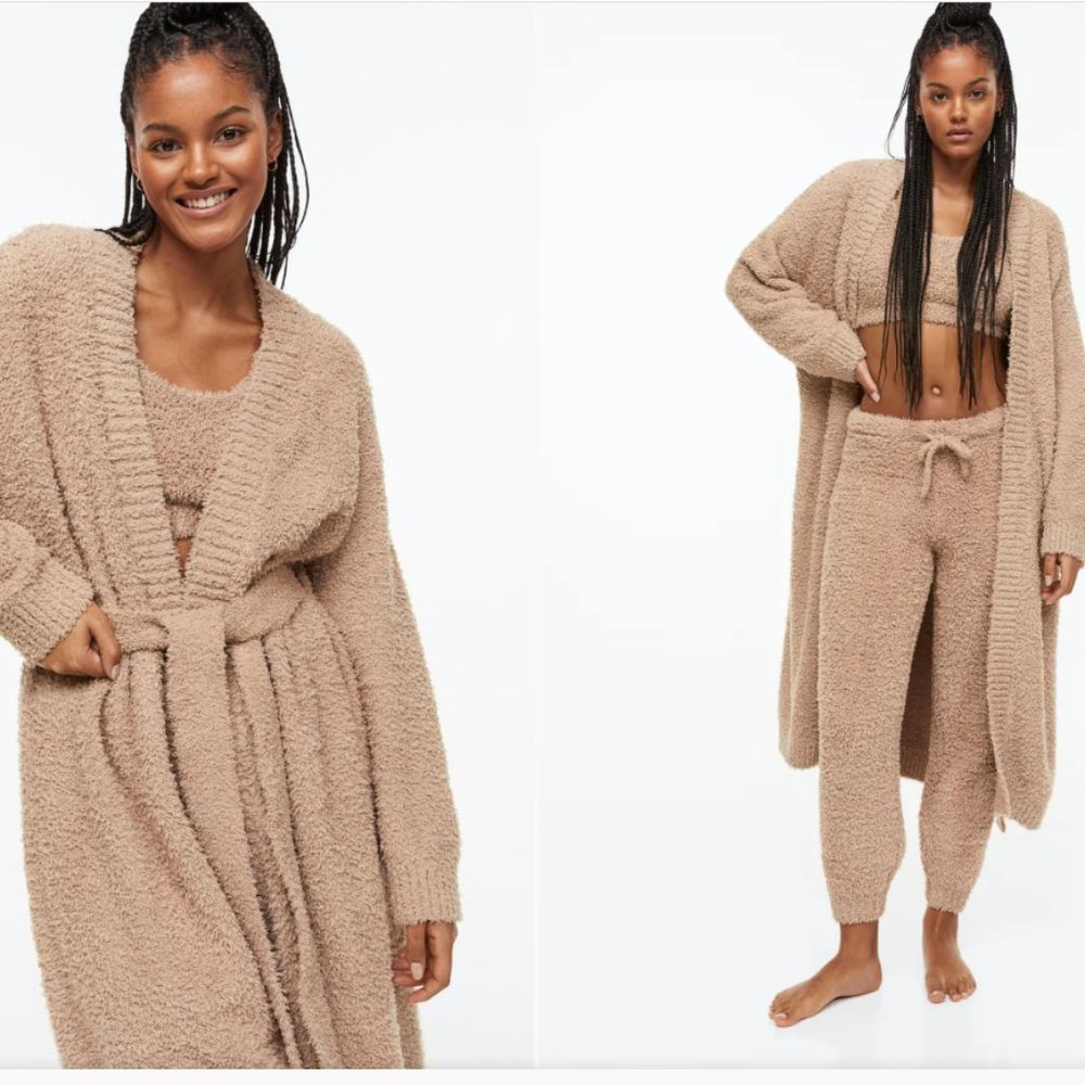 h&m fluffy robe